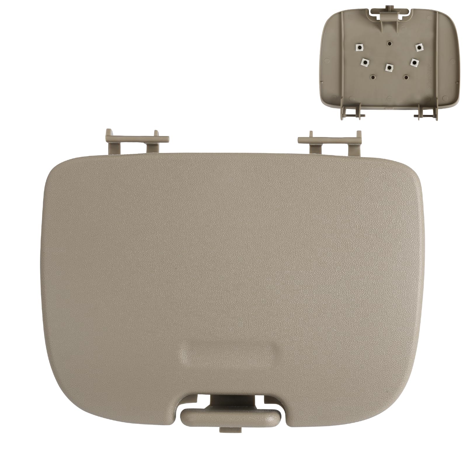 TQPONLY Overhead Console Garage Door Opener Cover | Compatible with 2002-2004 Ford Super Duty F250 F350 F450 F550 Truck | Replaces 2C3Z7811586CAA (Tan