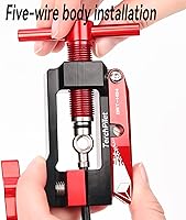 Vista 6 de Bike Hydraulic Hose Cutter, Needle Driver & 8pcs Brass Olives Kit - Clean Cuts & Secure Connections,All-in-One Solution for Line Cutter & Hydraulic