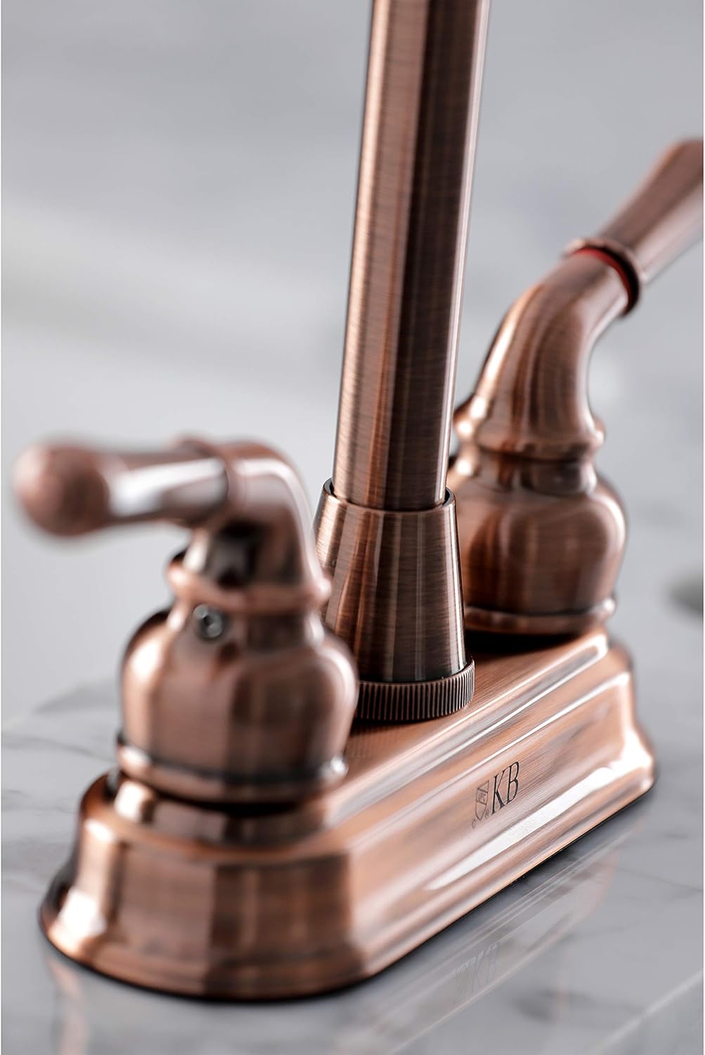 Kingston Brass KB496 Magellan Bar Faucet, Antique Copper, 2.75 x 2.75 x 2.13