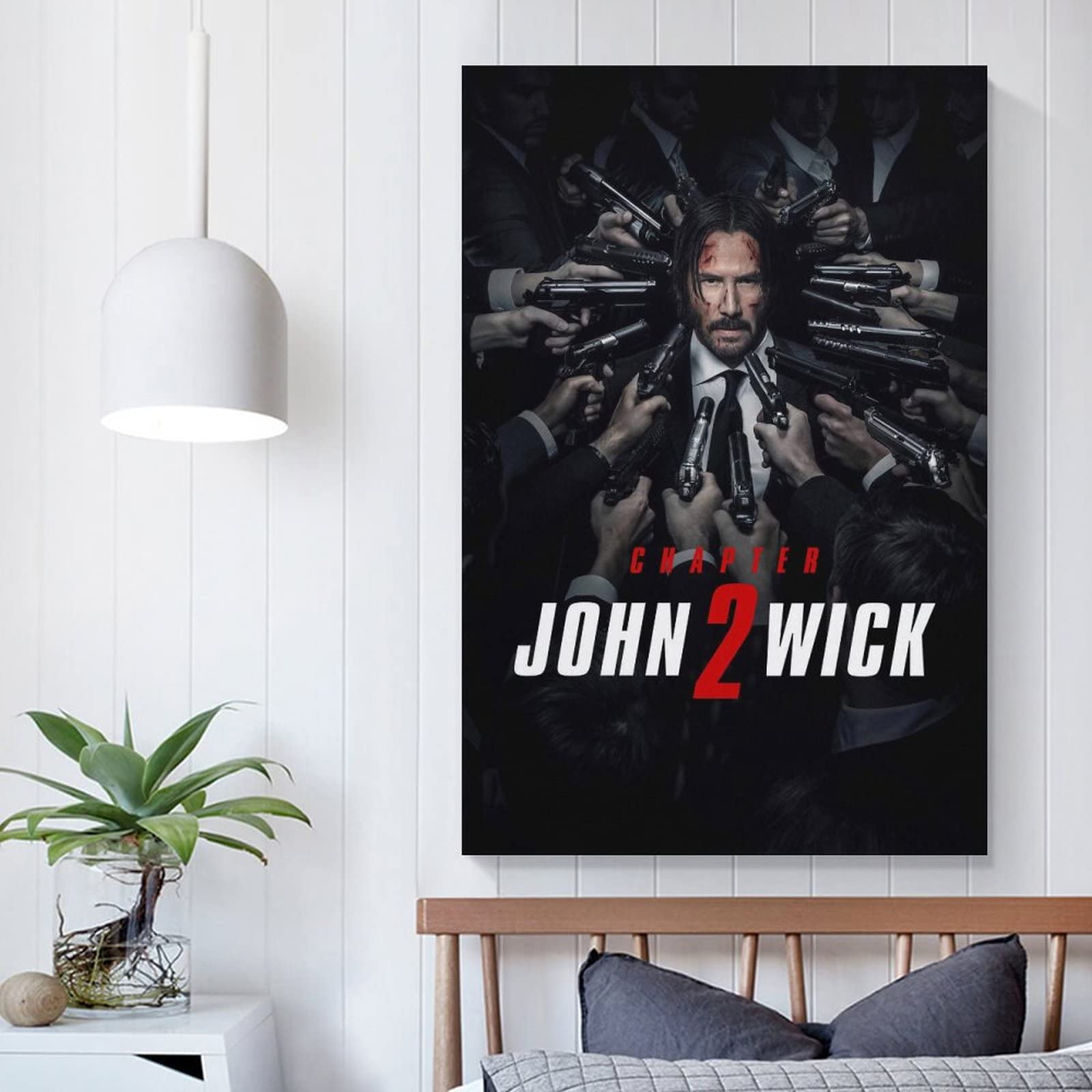 Amazon.co.jp: 映画のポスター ジョン・ウィック 2 キャンバス アート