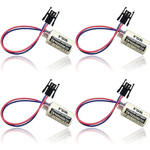 Miniatura 1 de HOWING - 4 baterías PLC FDK CR14250SE 12AA de 3 V para batería Sanyo CR14250SE 1747-BA fuente de alimentación de respaldo no recargable