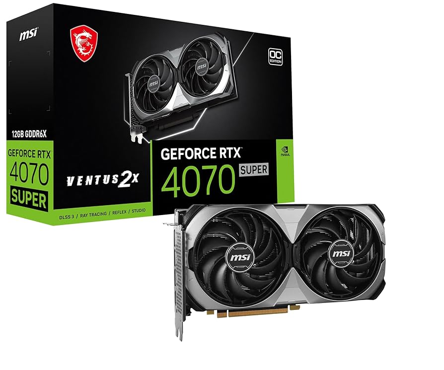 [極美品]MSI GeForce RTX4070 VENTUS 2X E MSI GeForce RTX 4070 Ventus 2X E 12G OC : Amazon.ca: Electronics