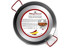 Magefesa Carbon Steel Paella Pan - 24 Inch