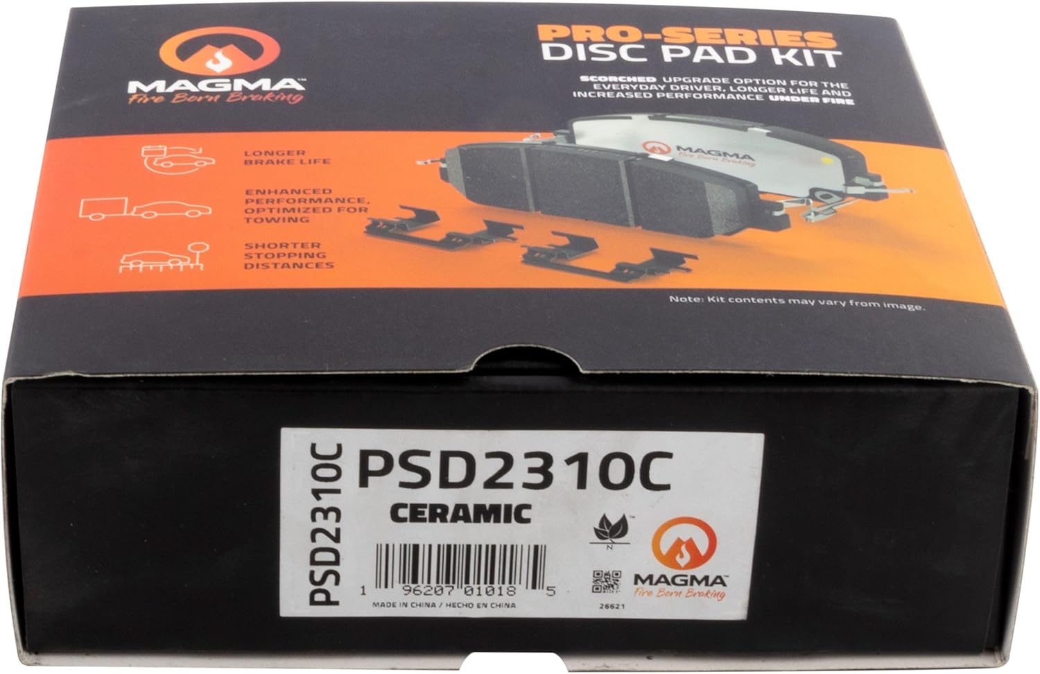 MAGMA Pro-Series PSD2310C Brake Pads, Front