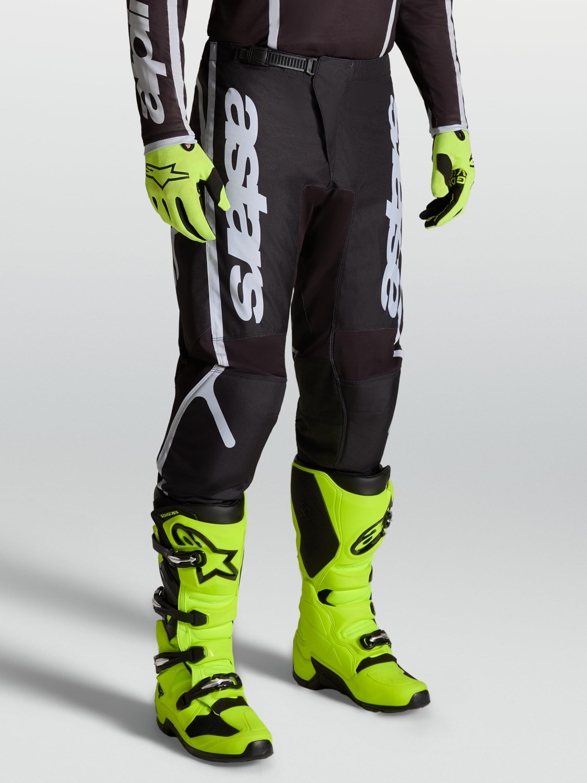 Alpinestars Fluid Apex V2 Spodnie motocrossowe, /srebrny, 32