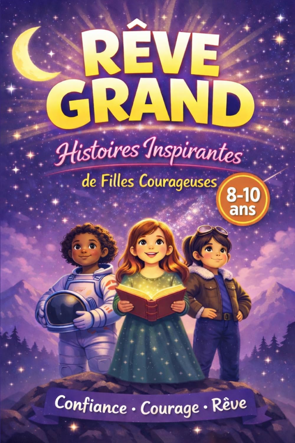 Rêve Grand Histoires Inspirantes De Filles Courageuses 8-10 Ans: Des Histoires Inspirantes Pour Grandir, Croire En Soi Et Réaliser Ses Rêves