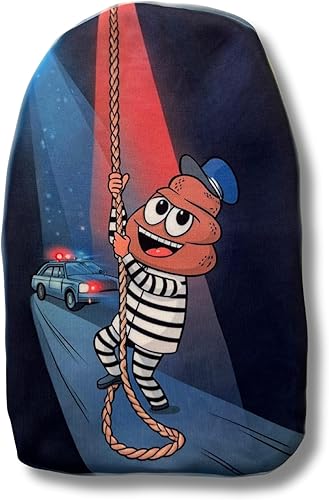 Prison Escape Poop Stoma Bag Pouch  Funda de ostomía humorística para colostomía, ileostomía y urostomía  Suave y elástica para mayor comodidad,