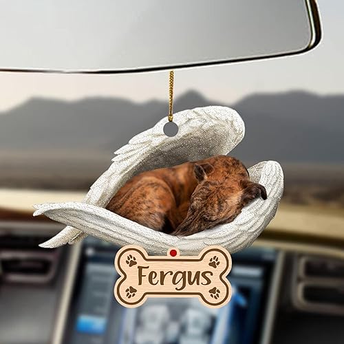 Miniatura 59 de Chihuahua Sleeping Angel - Adorno conmemorativo de acrílico 2D personalizado para perro, regalo para la pérdida de mascotas, regalo de simpatía