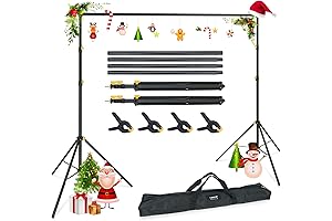 LINCO Backdrop Support Stand Kit for Studio and Green Screen Photography -...