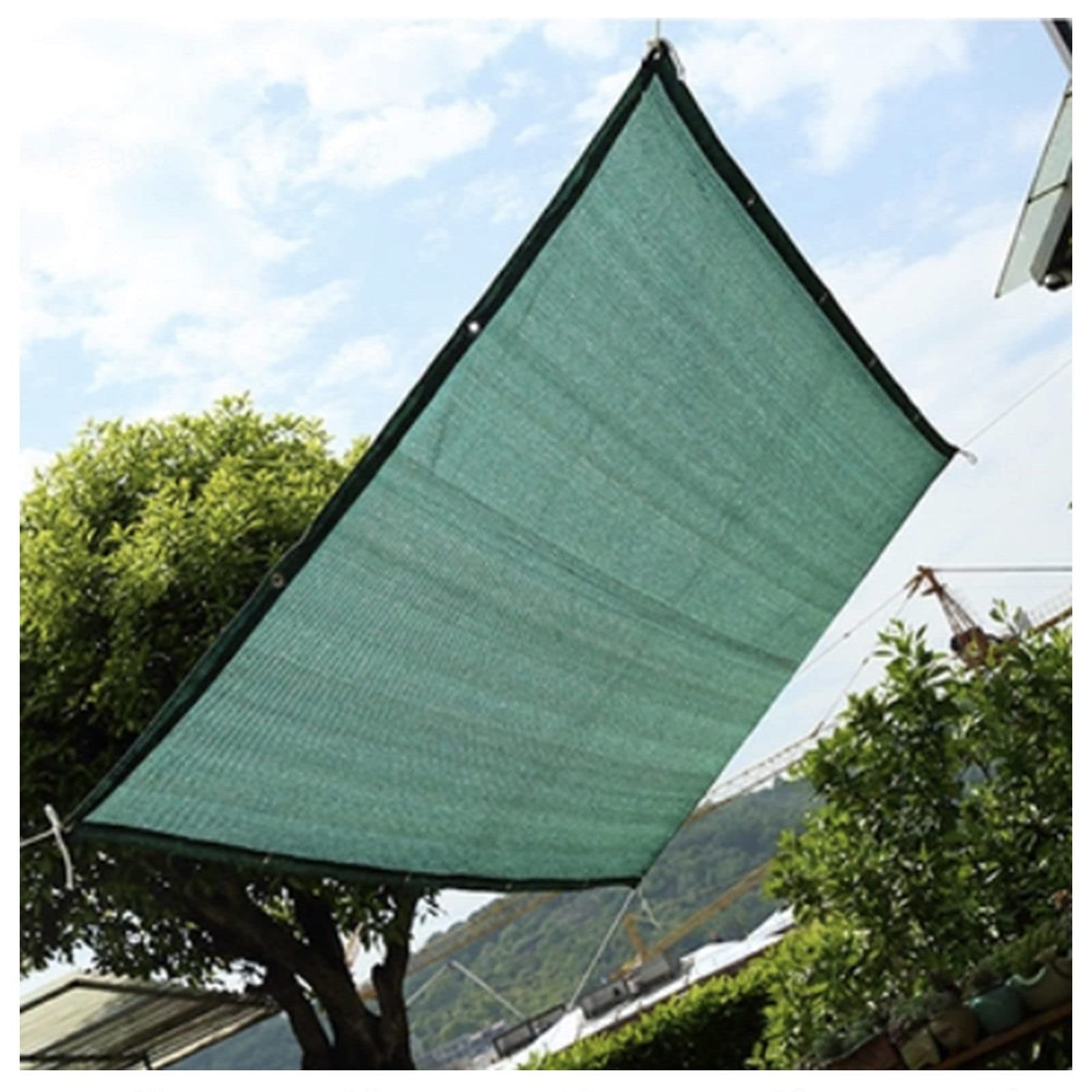 Filet D'ombrage Rectangulaire 90% UV - Pour Terrasse, Jardin, Serre - Polyéthylène Résistant