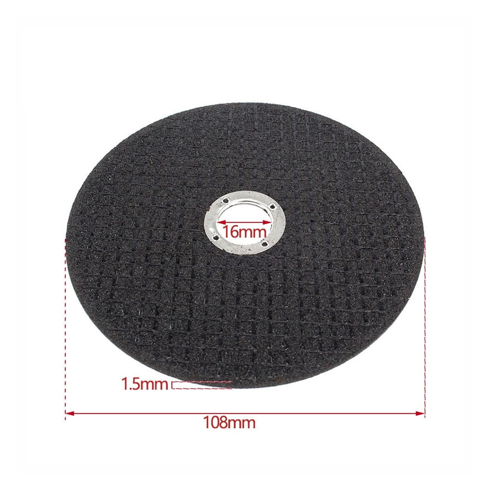 Discos de Corte de Acero Inoxidable de 75-180 mm, Disco de Corte de Resina for Amoladora Angular, Disco de Pulido Ultrafino for Metal, 3-50 Piezas(10pcs,108mm)