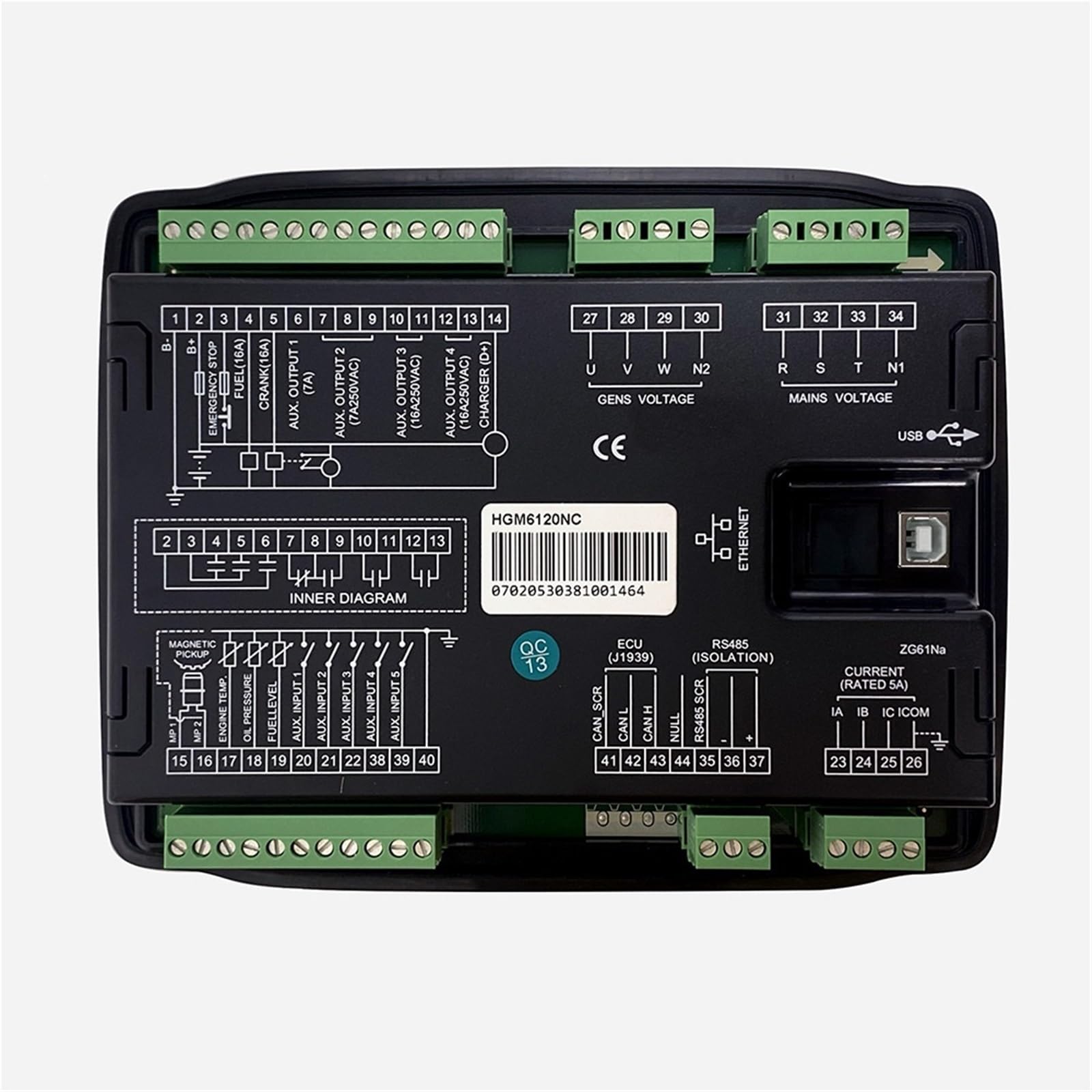 Jdilfunu Hgm6120nc Automatic Start Module For Generator 1Pcs
