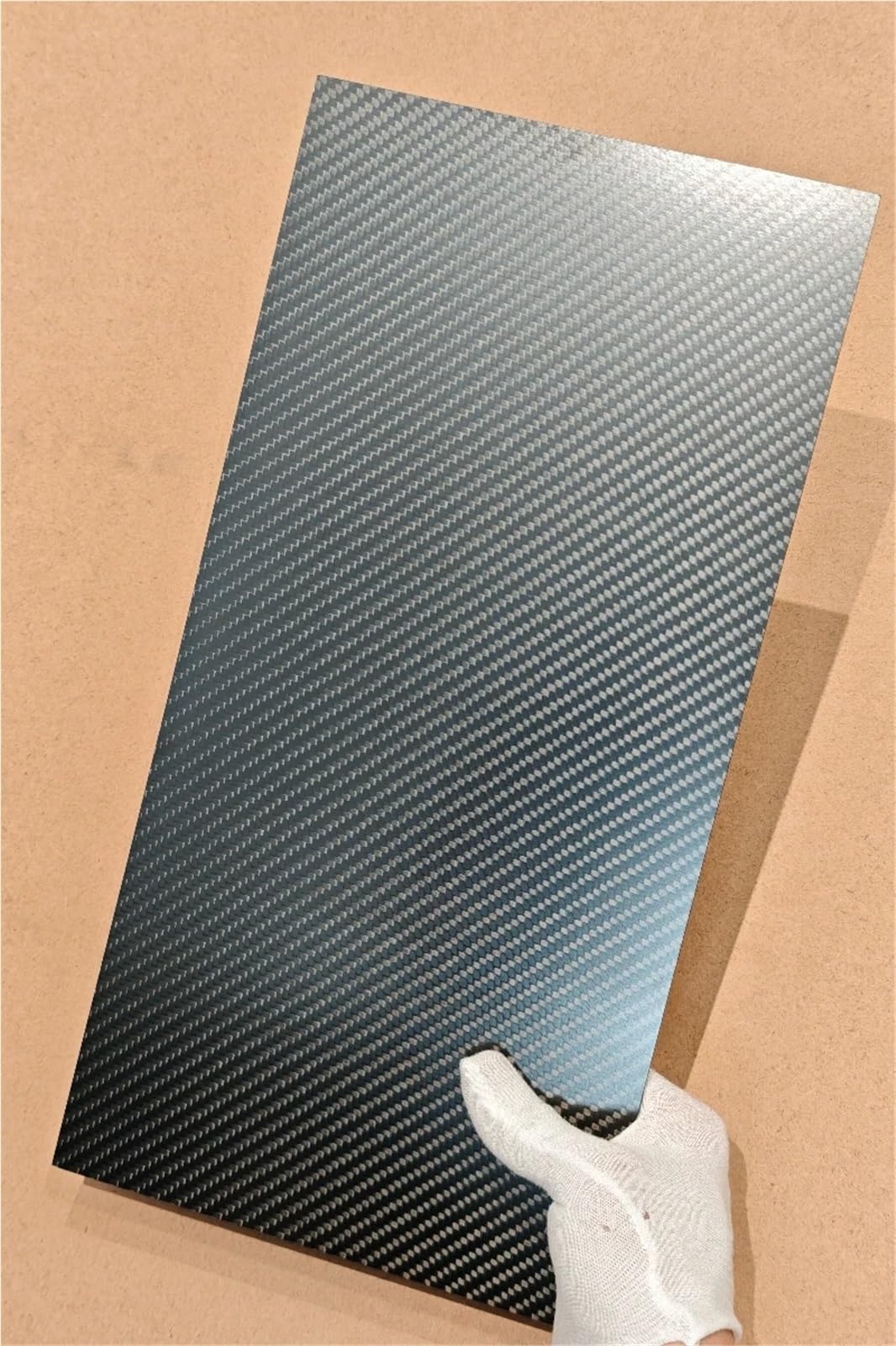 Carbonfaserplatten 200 mm x 300 0,5 1, 2 3 4 Carbonplattenplatten, Faserplatten mit hoher Verbundhärte für Heimwerker(4.0mm Plain Glossy)