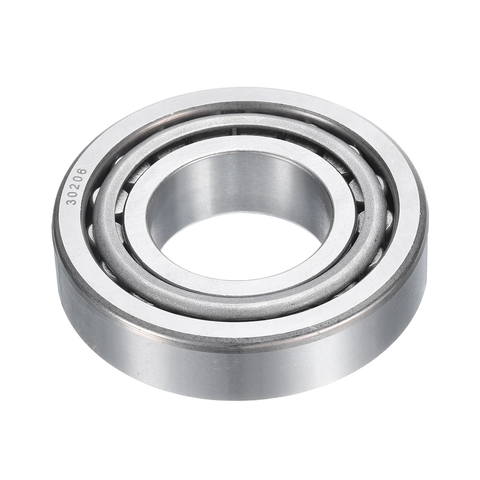 QUARKZMAN 2Pcs 30206 Roulement à Rouleaux Coniques Cône et Coupelle, Alésage de 30mm X Diamètre Extérieur de 62mm X Épaisseur de 17,5mm, Jeu de Roulements en Acier Chromé, Classe ABEC-5