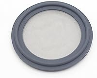 Vista 11 de HFS (R) 3 "Tri Clamp Screen Junta FKM w/Stainless Screen 100 Mesh (150 μm)