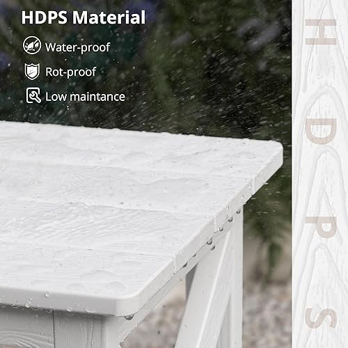 Miniatura 4 de LUE BONA HDPS - Banco de ducha para ducha interior, asiento de ducha impermeable para afeitarse las piernas con estante de almacenamiento, silla de