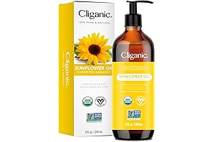Cliganic Organic Sunflower Oil: Nourishment for Radiant Skin