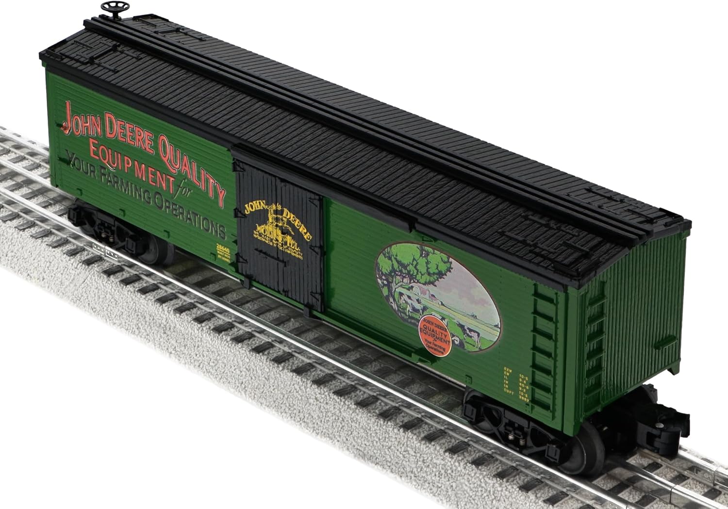 Lionel John Deere Quality Equipment O Gauge Model Train Reefer Car