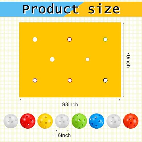 Miniatura 8 de Kathfly Blue Hole Canvas - Juego de construcción de equipos de 98 x 70 pulgadas, divertido juego de construcción de equipos para trabajar con 8