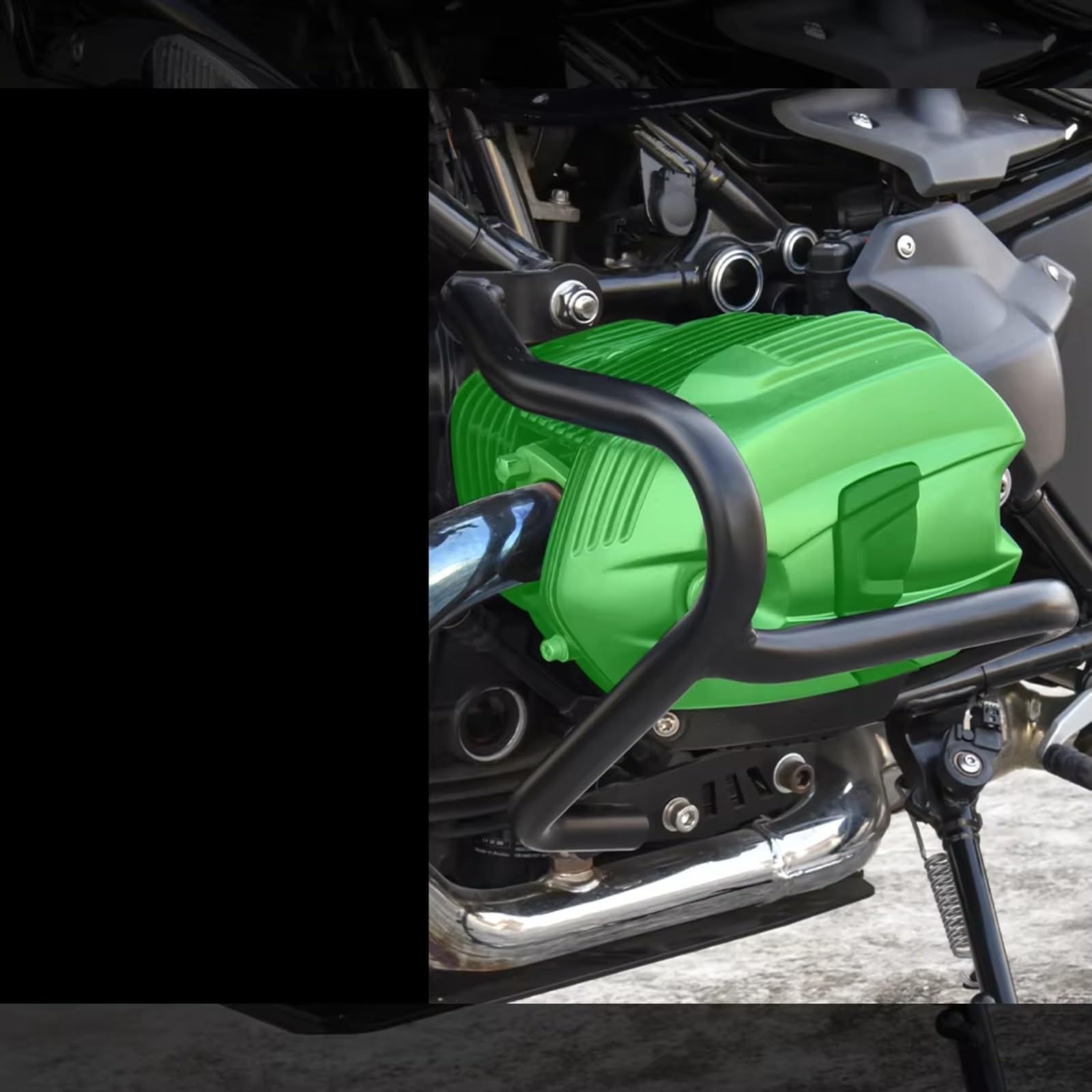 Barra Protección Lateral Compatible Con Para R Para NineT Para Scrambler 2017-2023 Protector Marco Barra Choque Parachoques Motor Motocicleta Protector Riel Para Carrera