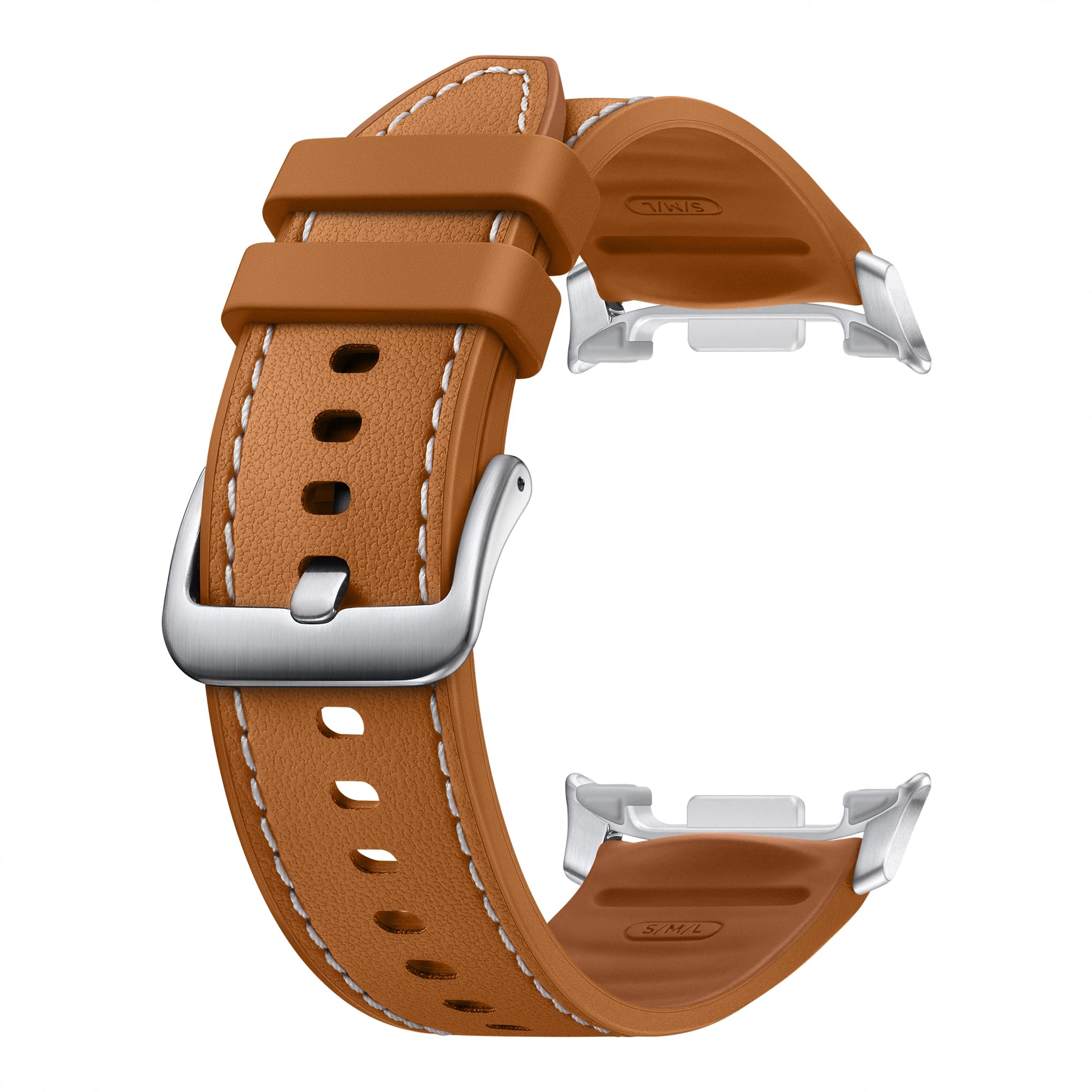 Samsung Galaxy Official Adjustable Hybrid Band for Watch8 and Watch8 Classic in Camel