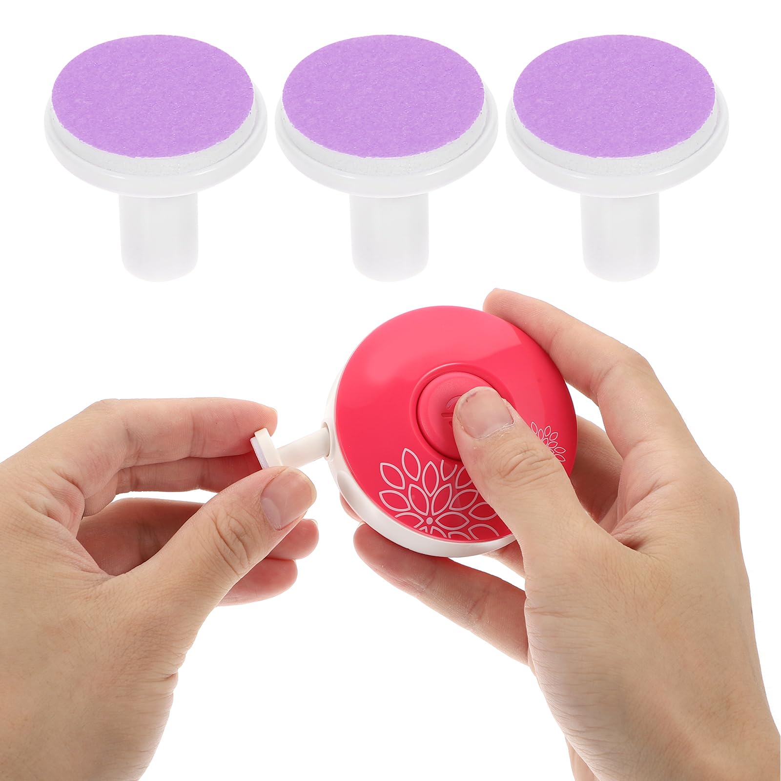 FOMIYES 12pcs Nail Grinding Pads Replacement Heads for Electric Nail Trimmer to Use for Newborn Convenient Design for Trimming and