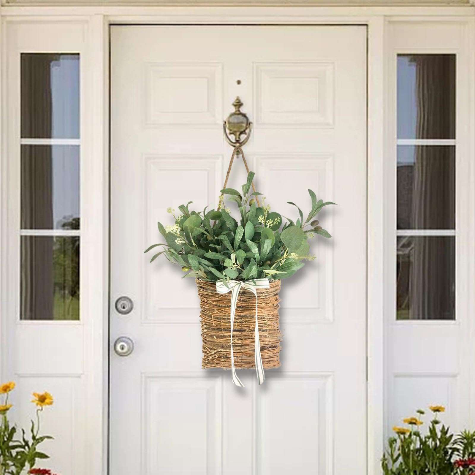 Generic Ghirlanda Da Appendere con Fiori Artificiali, Ghirlanda per La Decorazione Della Casa