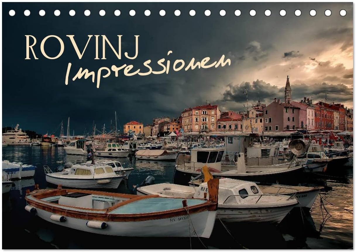 Rovinj Impressionen (Tischkalender 2025 DIN A5 quer), CALVENDO Monatskalender: Streetfotografie mit ungewöhnlichen Perspektiven und offenen Geschichten mit Menschen und Stadt.