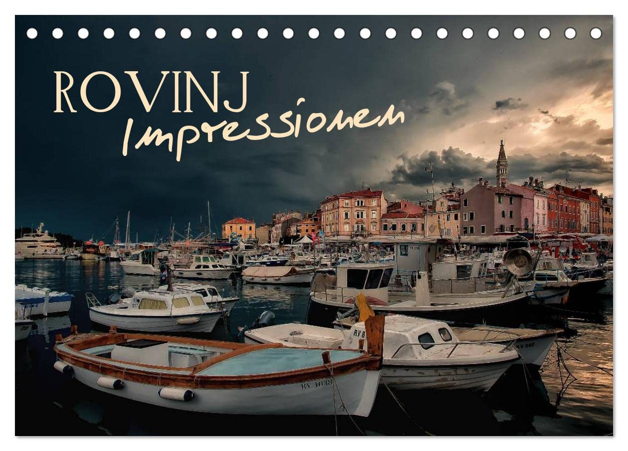Rovinj Impressionen (Tischkalender 2025 DIN A5 quer), CALVENDO Monatskalender: Streetfotografie mit ungewöhnlichen Perspektiven und offenen Geschichten mit Menschen und Stadt.