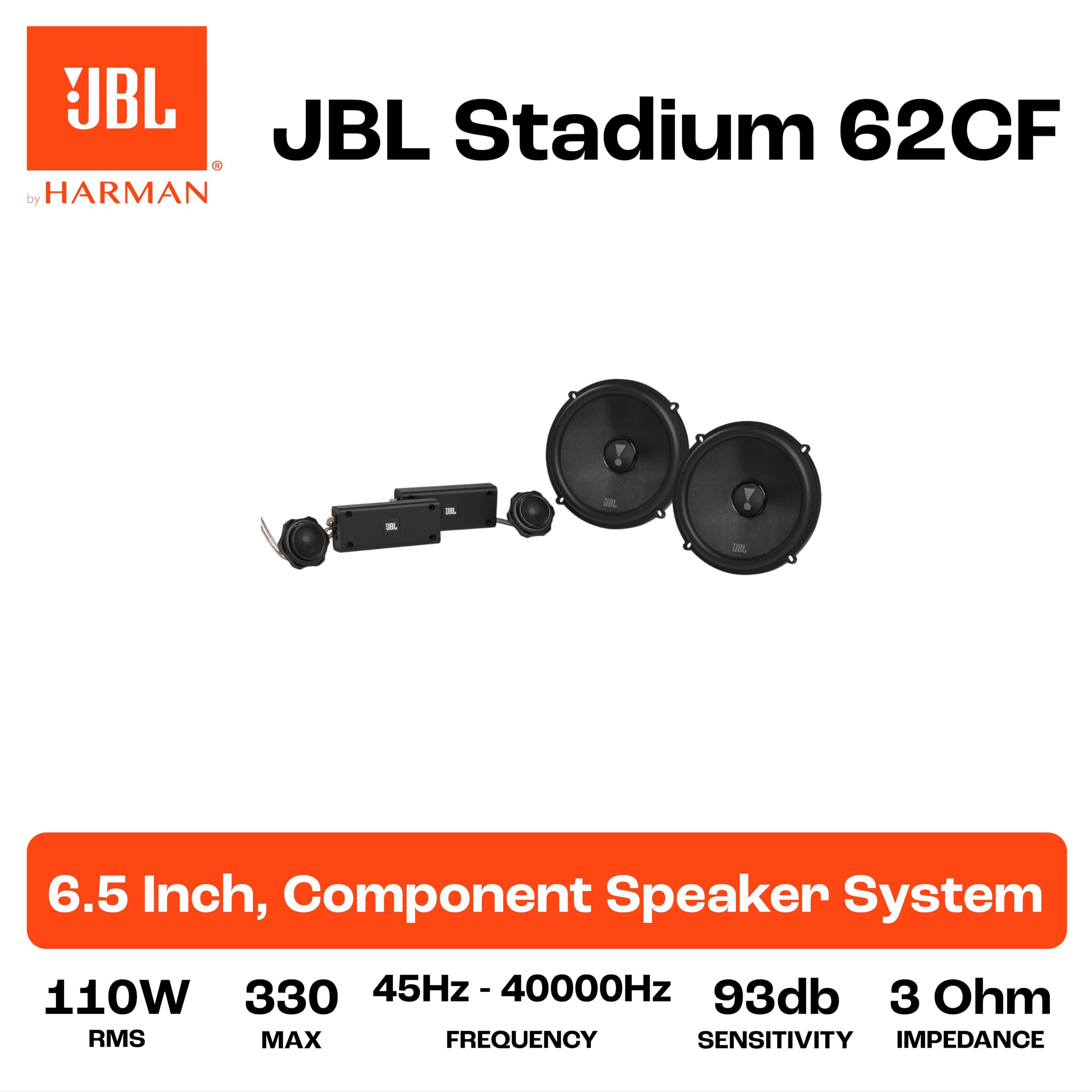 JBL STADIUM62CF 2-Way Component Car Speaker System, 6-1-Inch x 2