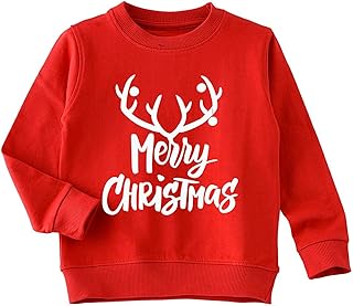 sweatshirt KIDS for celebrating Christmas, excellent material and high-quality printing, suitable for Size (9-12YEARS).