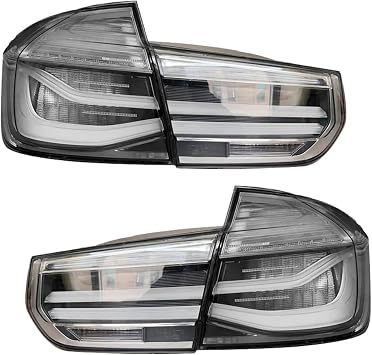 Car Tail Light Compatible with BMW 3 Series LCI F30 F35 Taillight 2012-2017 MP Signal Lamps Custom Clear Brake Reverse Tail Light Assembly
