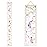 Mibote Baby Growth Height Chart Handing Ruler Wall Decor for Kids, Canvas Removable Height Growth Chart 79 x 7.9 (Unicorn)