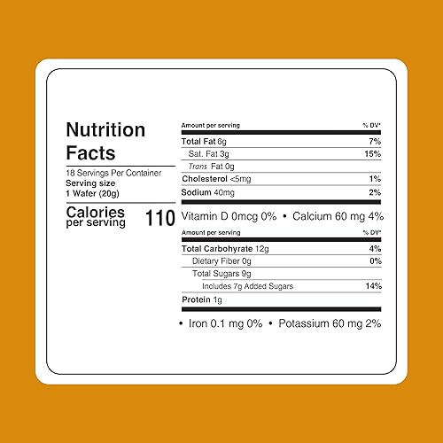 Miniatura 2 de Fiorella Galletas crujientes de oblea de chocolate blanco, 18 unidades, obleas finas crujientes cubiertas de chocolate con capas de relleno de crema