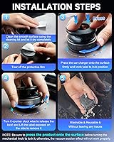 Vista 8 de 2026 Upgraded Vacuum Magnetic Car Phone Holder for Your Car [120LBS Ultra Suction Cup & 3000gf Magnet] 780° Adjustable Foldable Cell Phone Mount for