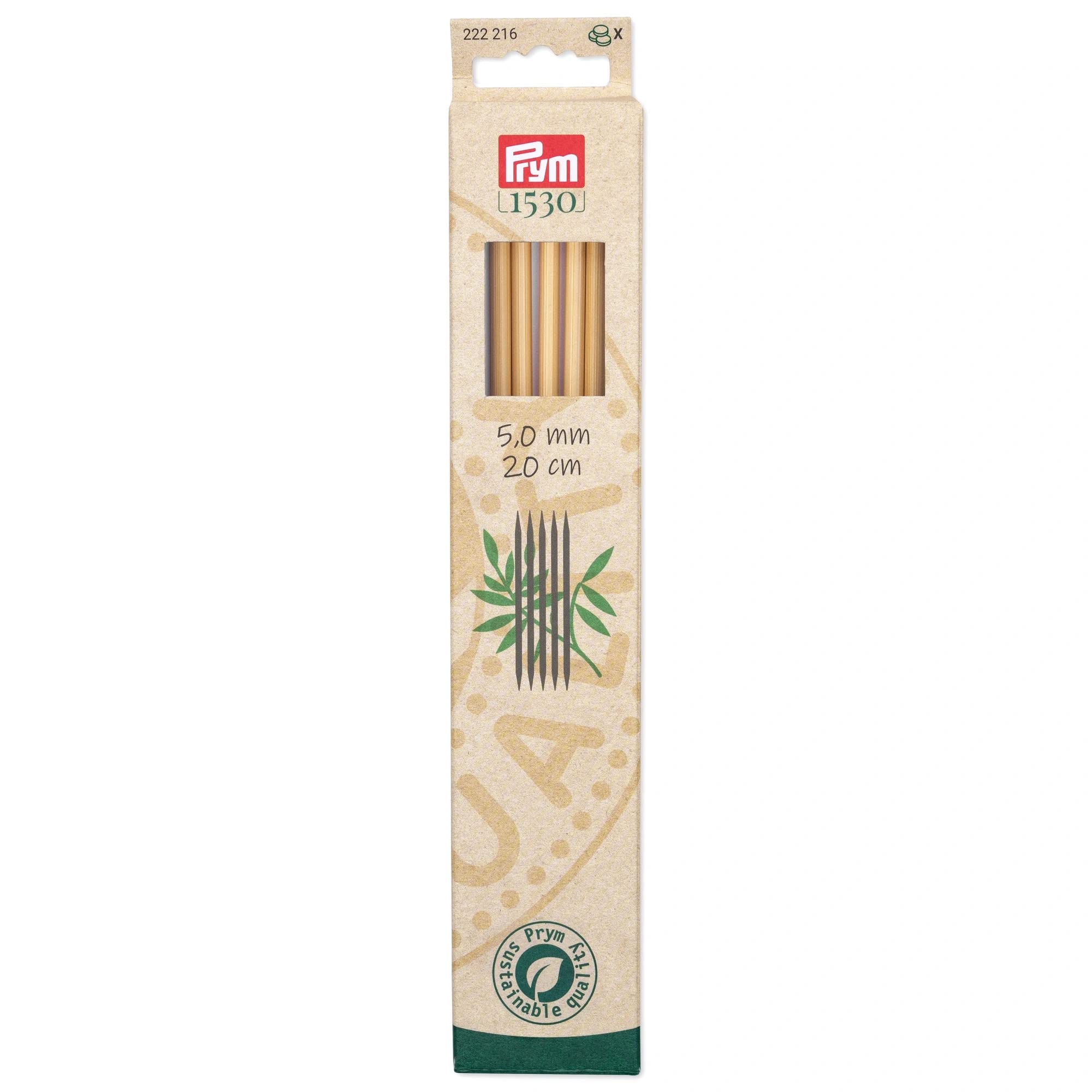 Prym Bamboo Needle, Wood-Coloured, One Size