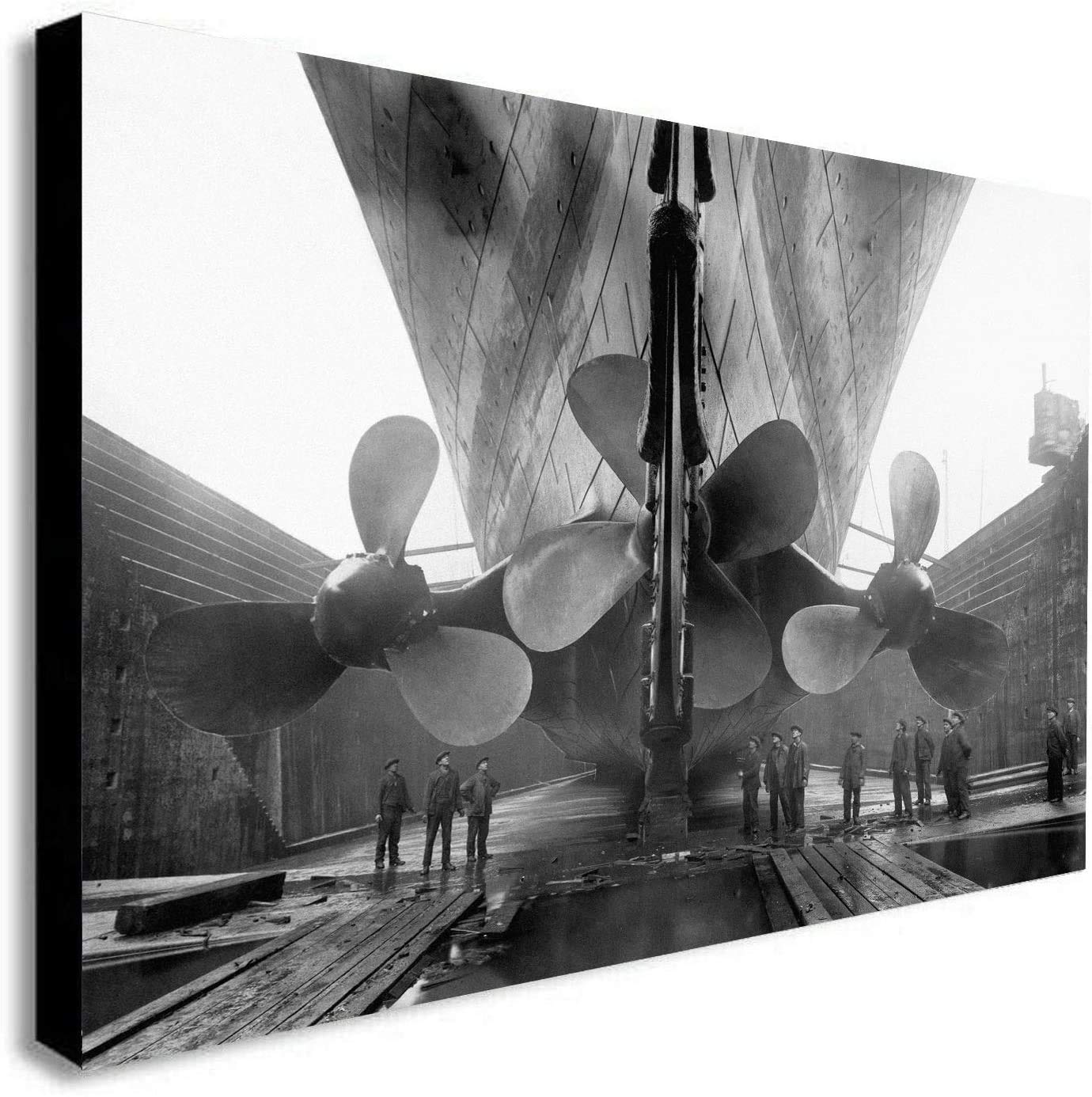 FAB Titanic - Canvas Wall Art Framed Print Various Sizes (A0 47x33 inches)