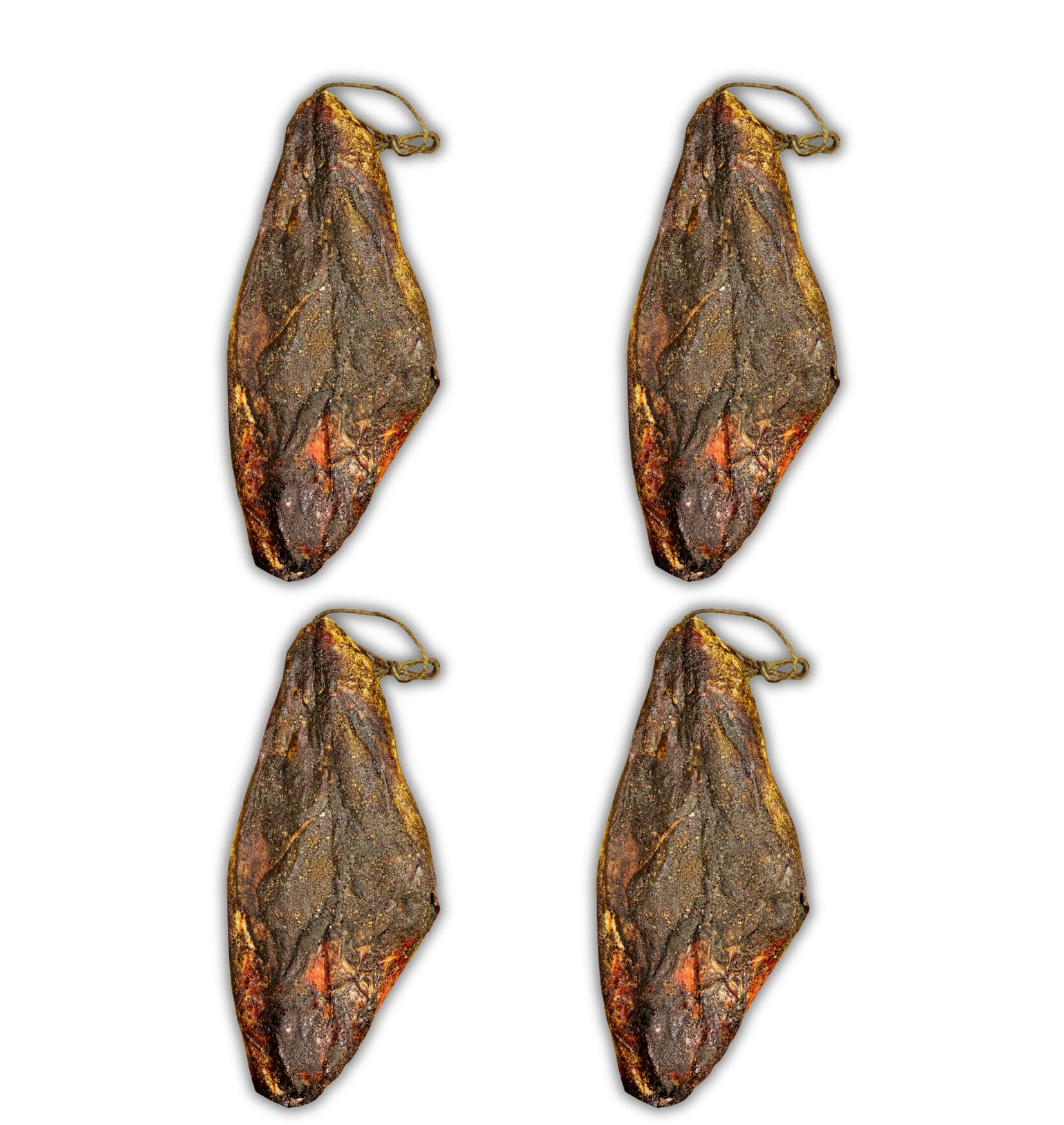 Machegusto! | 4 x Italienischer Gereifter Guanciale 1.000 g | Traditionell gereifter Schweinebackenspeck | Original italienische Feinkost | Gewicht: 4,00 kg