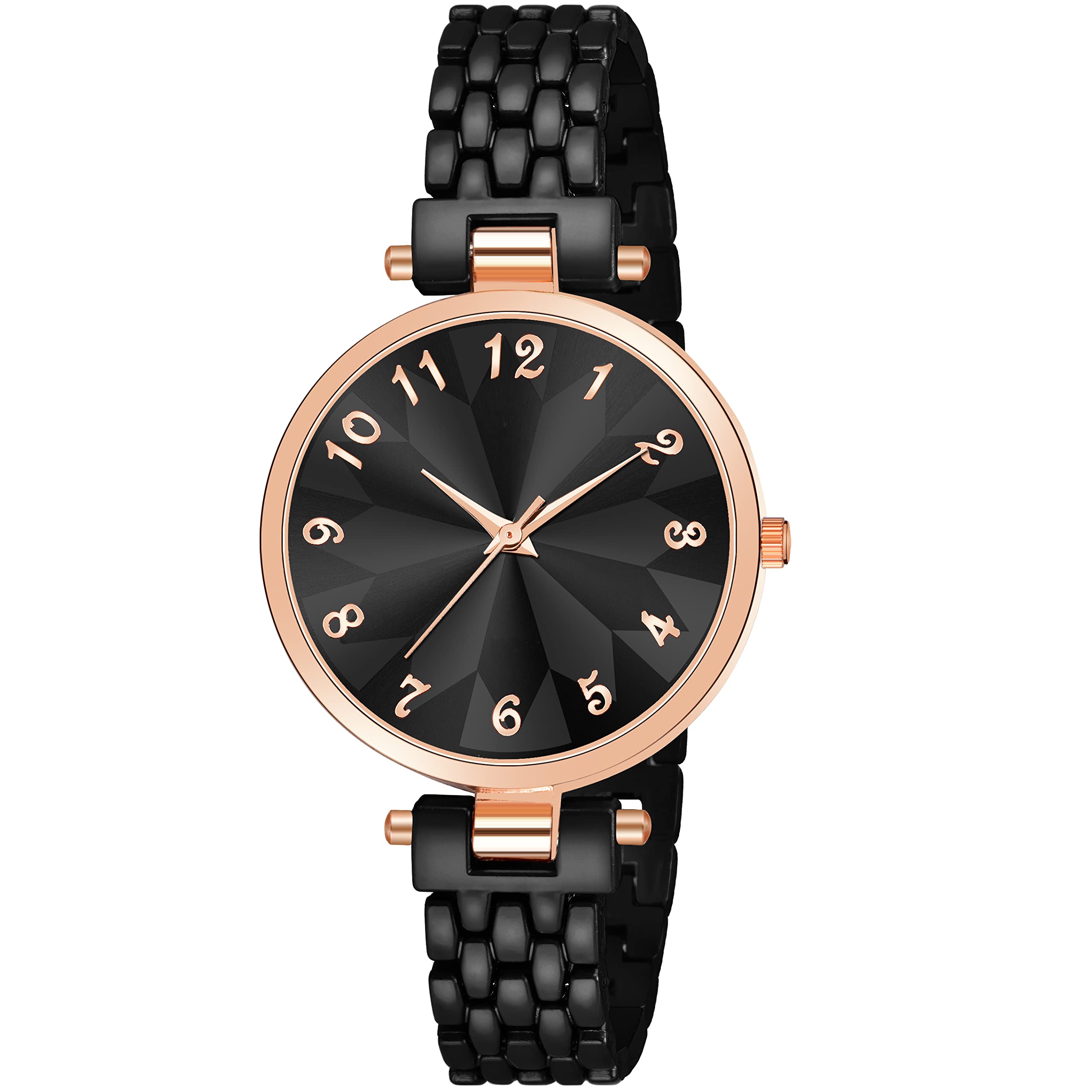 LORENZ Classic Black Analogue Womens Wrist Watch | AS-126A (B0C1T4SBGK) Amazon Price History, Amazon Price Tracker