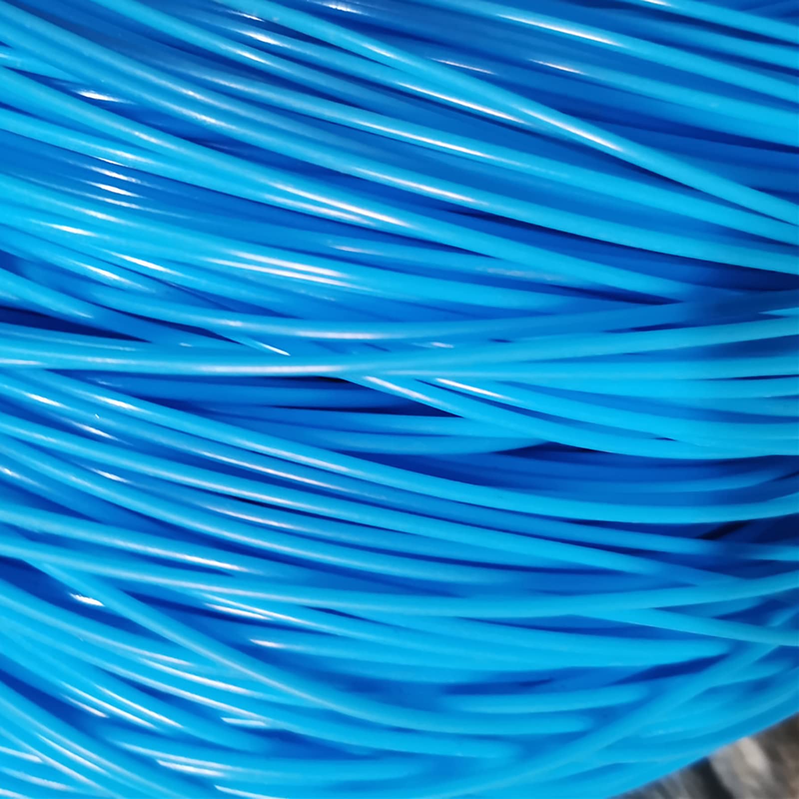 NURUGURE Plastic Rattan Wicker, PE Rattan Wicker Repair Material 2.4mm Solid Round Cord for DIY Garden Furniture Chair Basket