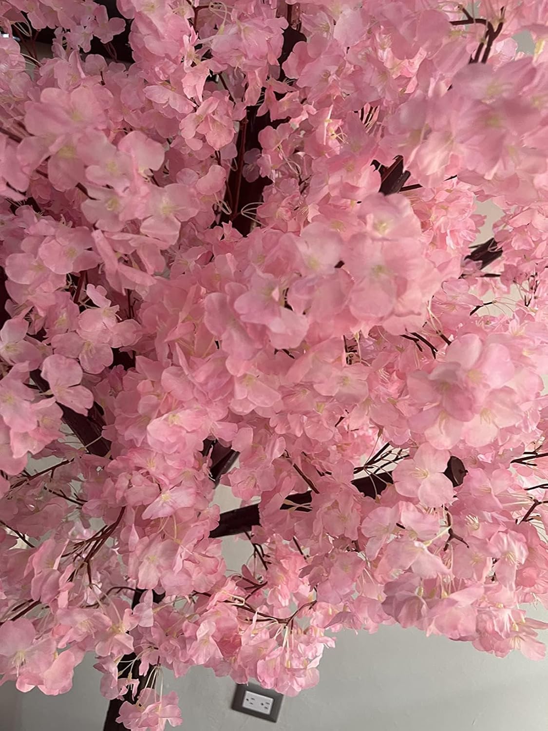 Artificial Cherry Trees Indoor Decor: Handmade Natural Fake Cherry Blossom Pink Tree Outdoor for Party Wedding Christmas - Image 8
