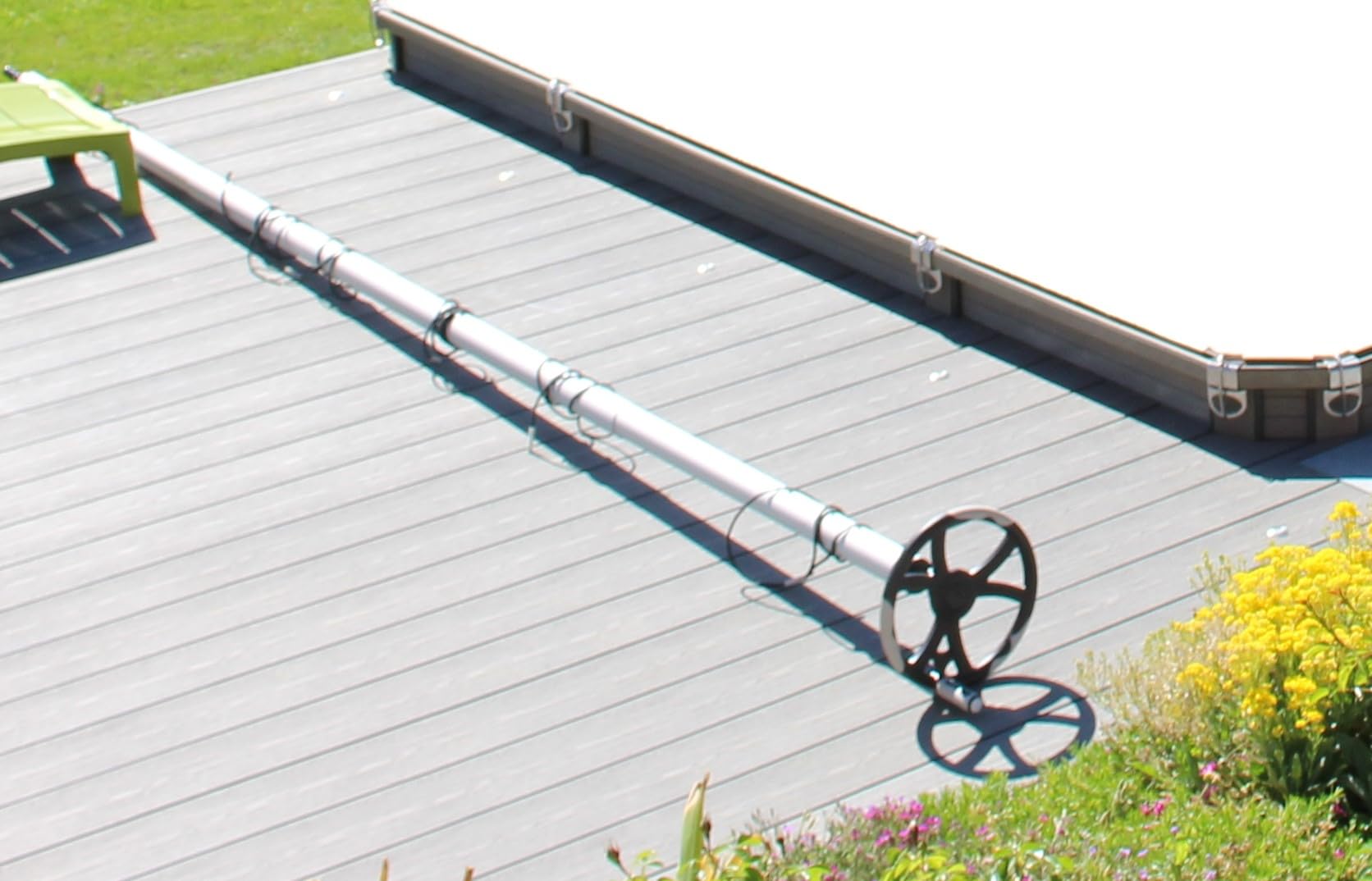 Manchon Embout TE7 | pour Enrouleur de bâche Couverture de Piscine | Plastique/INOX | Unité - POOLCO