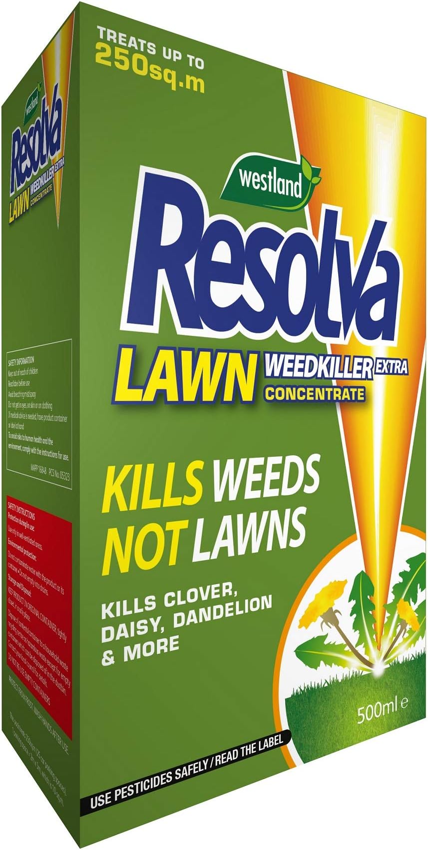 Resolva Concentrate Lawn Weedkiller Extra, 500 ml