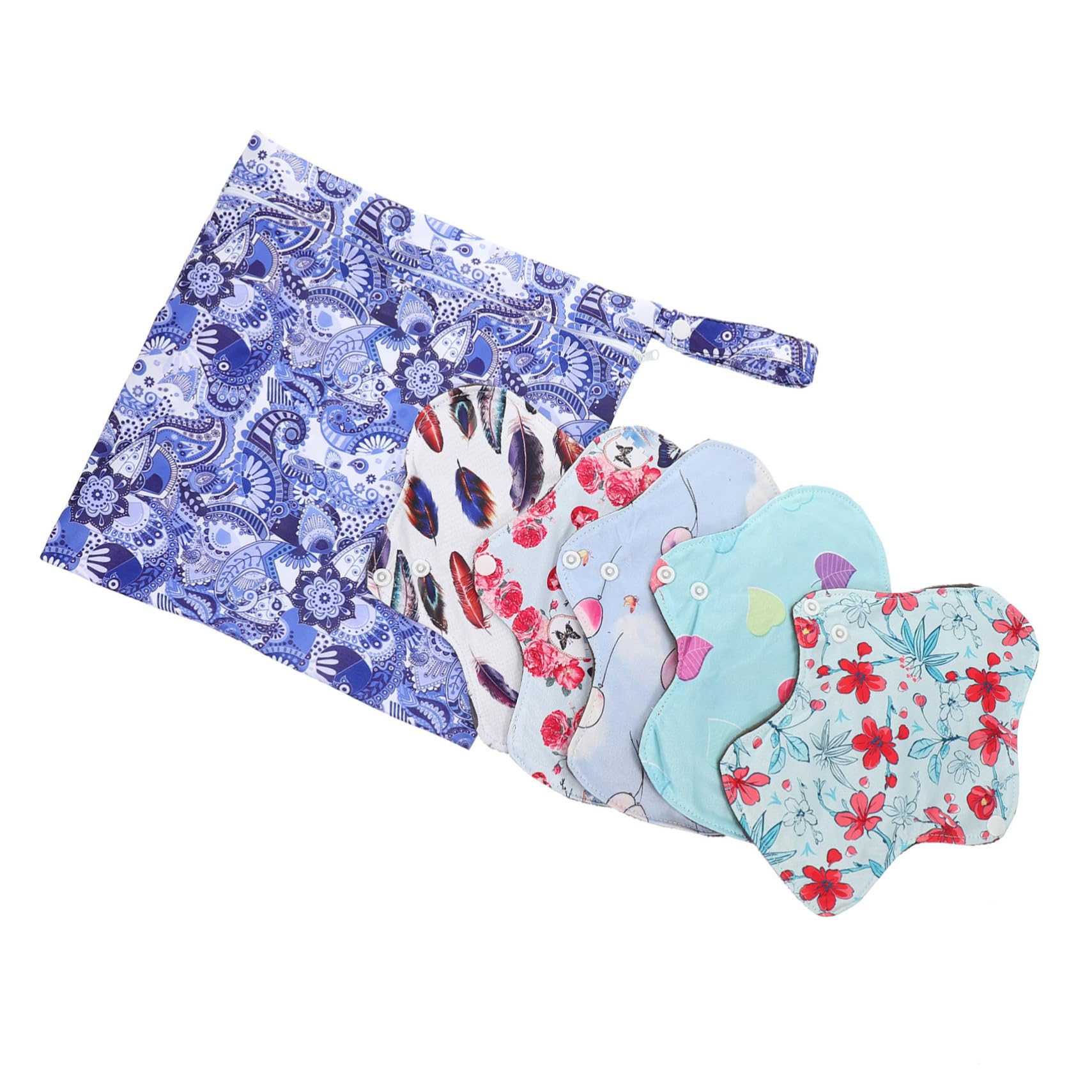 FOMIYES 3 Set Di Assorbenti Per Il Della Assorbenti Lavabili Per Il Ciclo Mestruale Assorbenti Al Carbone Per Le Donne Design Comodo E Portatile