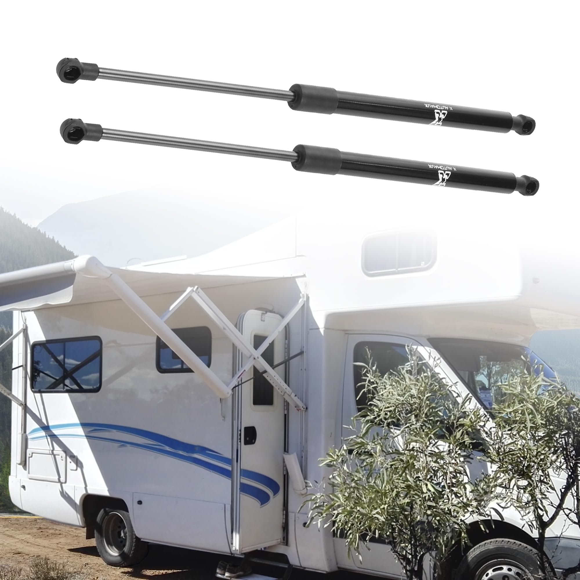 HHCSOP Gasdruckfeder C16-08316 | 20 Zoll / 50 Cm Ausgefahren | Für Wohnmobil-Türen & Klappen | 2 Stück Im Set