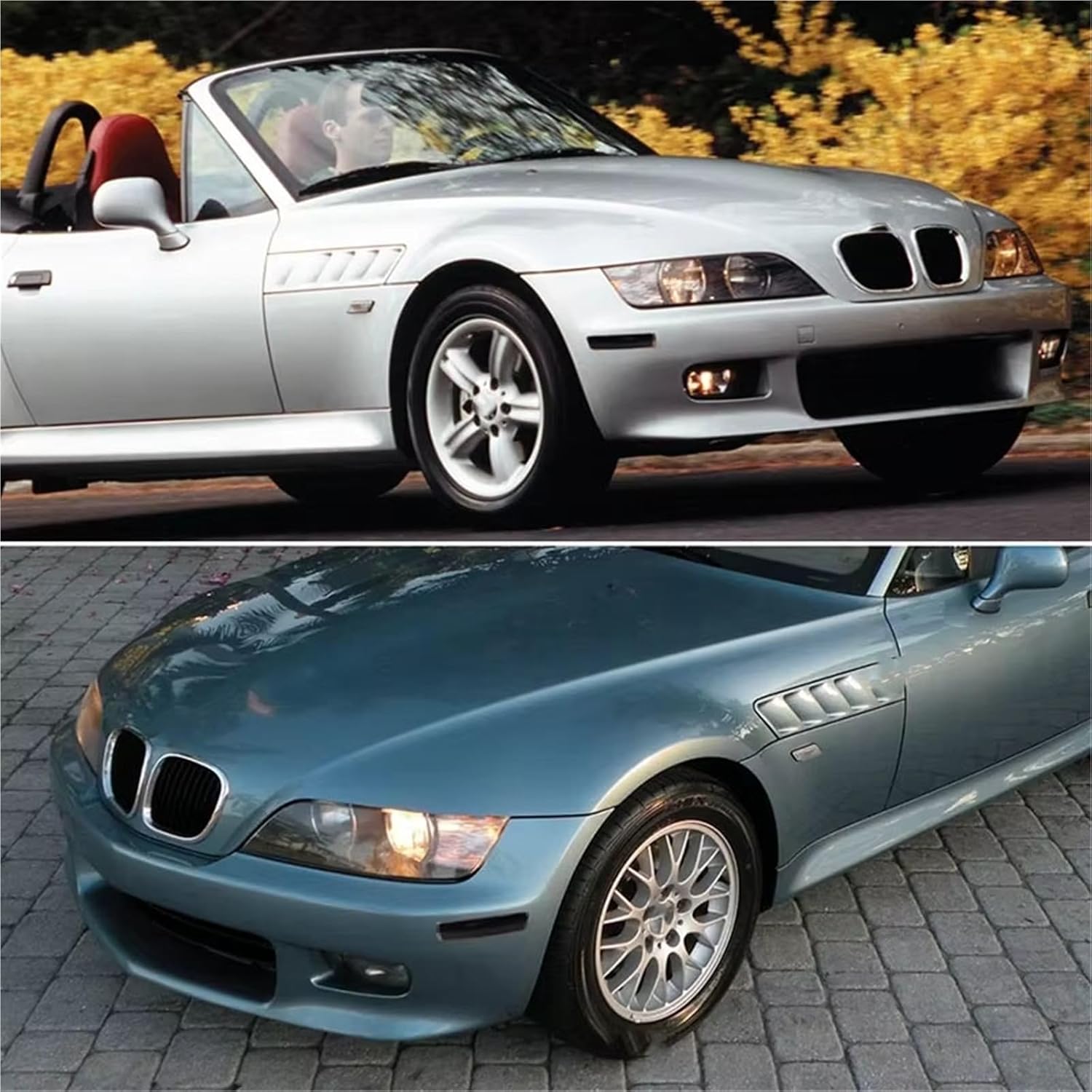 Wing Mirror Indicator Coupe Roadster Smoked Lens Front Side Marker Parking Light Cover Shells No Bulb Socket Car Accessories For BMW Z3 M 1996-2002