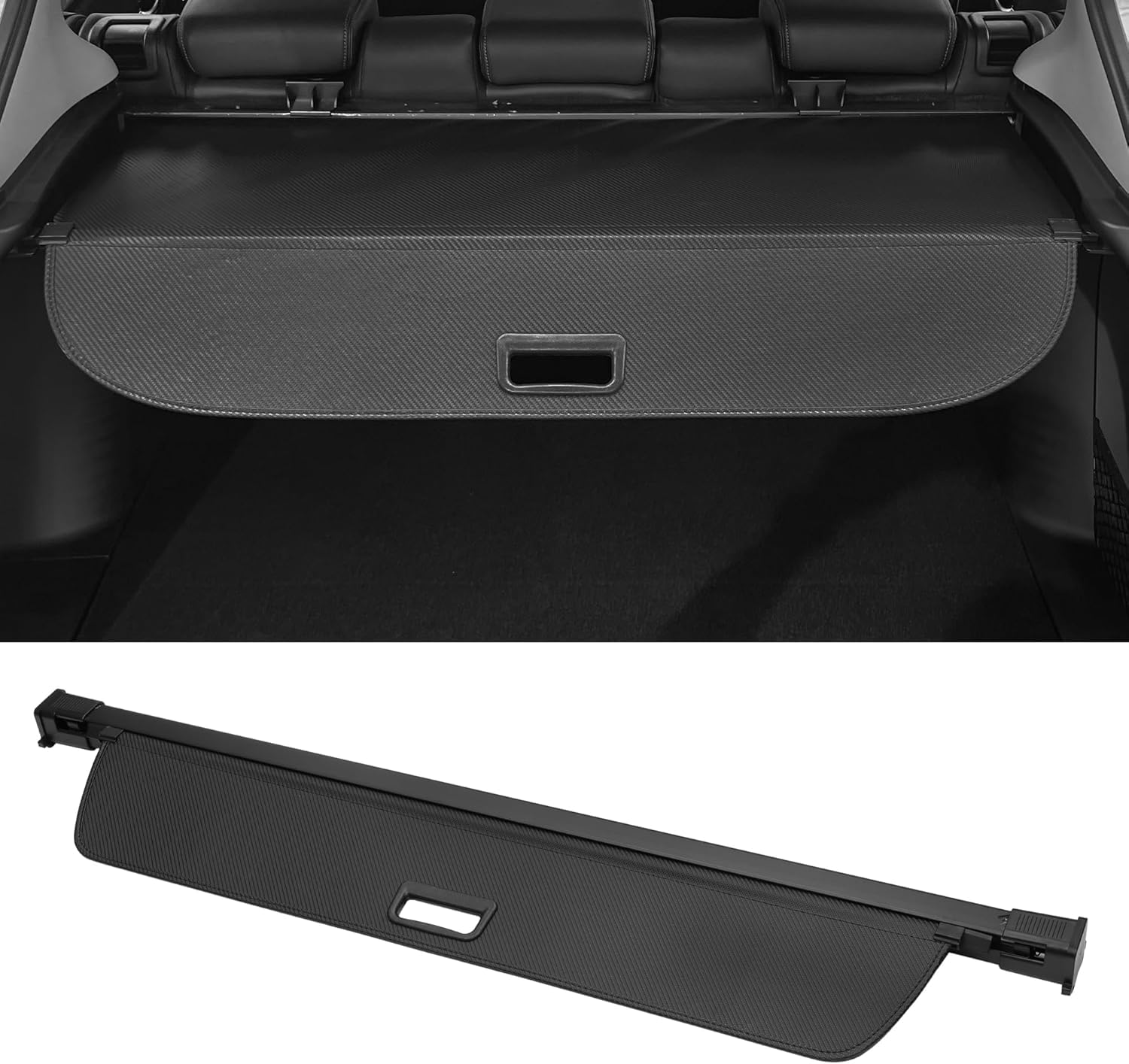 PANXUC Rear Boot Cargo Cover Curtain For Volvo XC90 2016-2024, Trunk Retractable Cargo Cover Shield Shade Curtain Partition Board Privacy Blinds