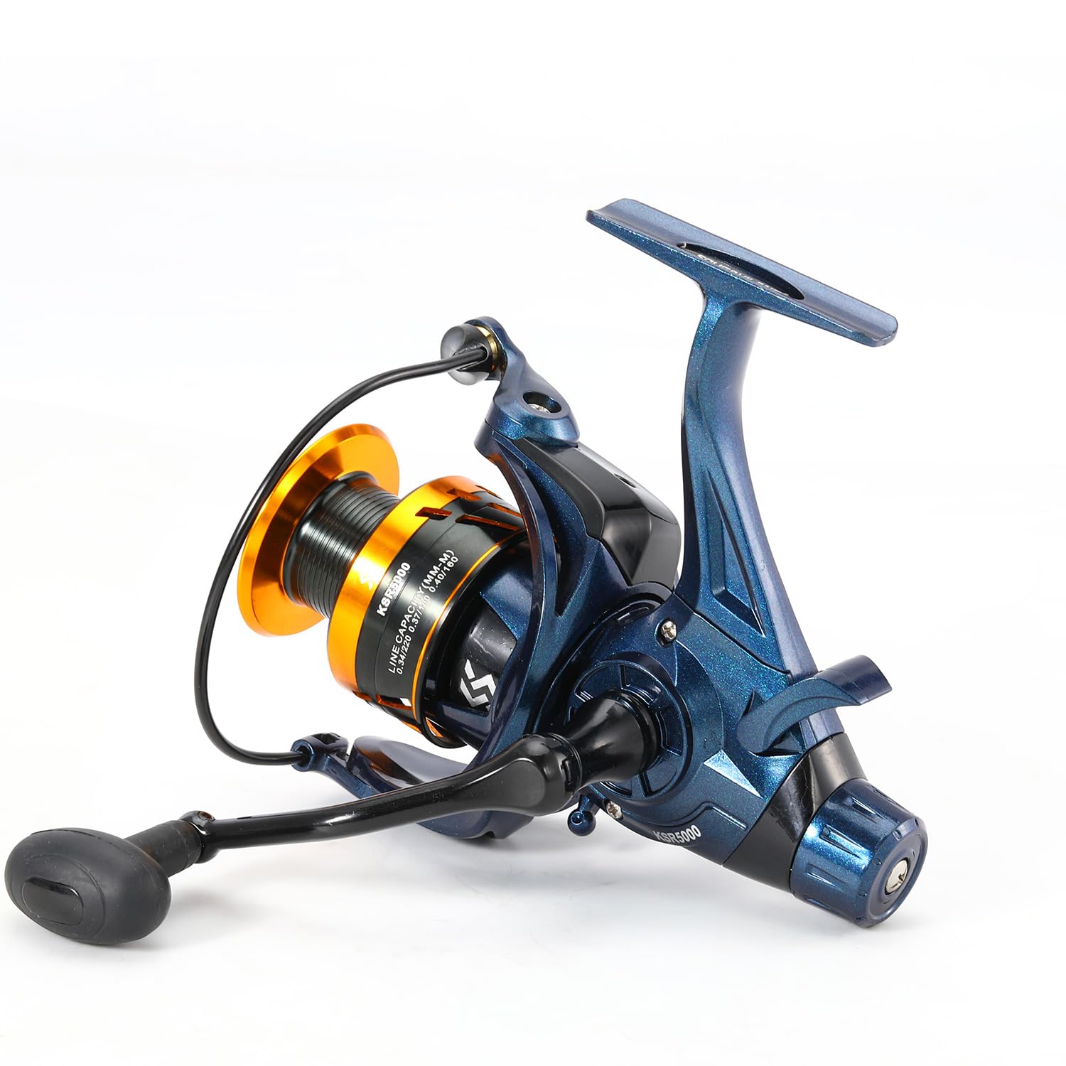 Yun Nong Carp Fishing Reel - Ultra Smooth Spinning Reel with 22LBS Drag, 4+1BB Metal Body, Suitable for Saltwater & Freshwater Fishing