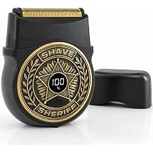 Electric Razor for Men, Waterproof Titanium Travel Shaver | Waterproof titanium blades deliver a close, comfortable shave with a compact cordless design and premium travel pouch.