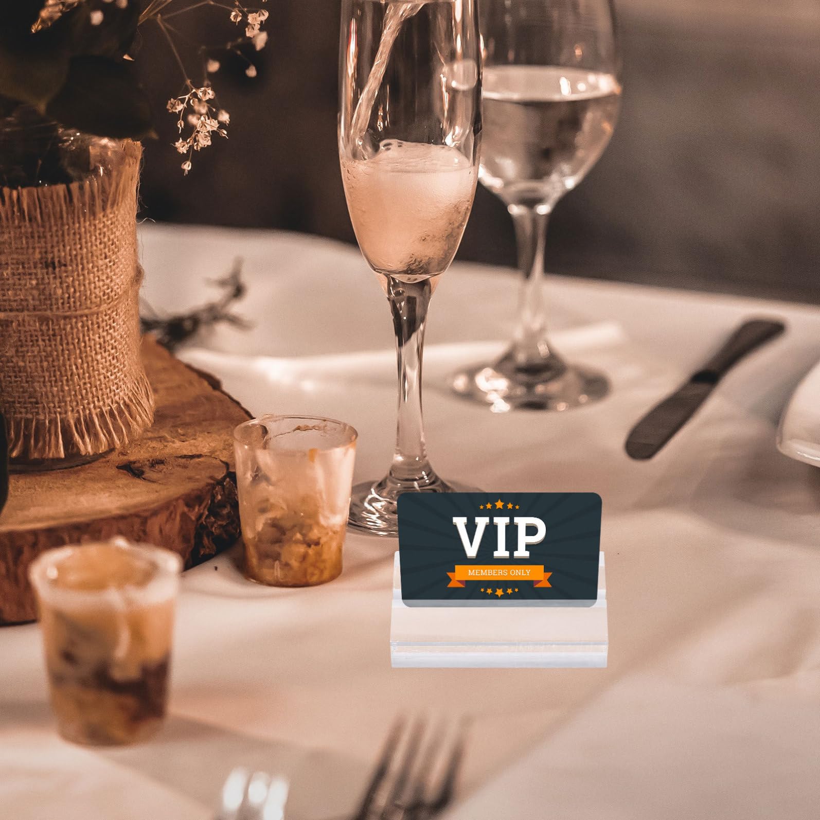 Zerodeko 16 Piezas Soporte Para Tarjetero De Mesa Soporte Para Menú Portanúmeros De Mesa Portafotos Acrílico Portanotas Portaletreros Para Bodas Para Banquetes De Boda y Eventos